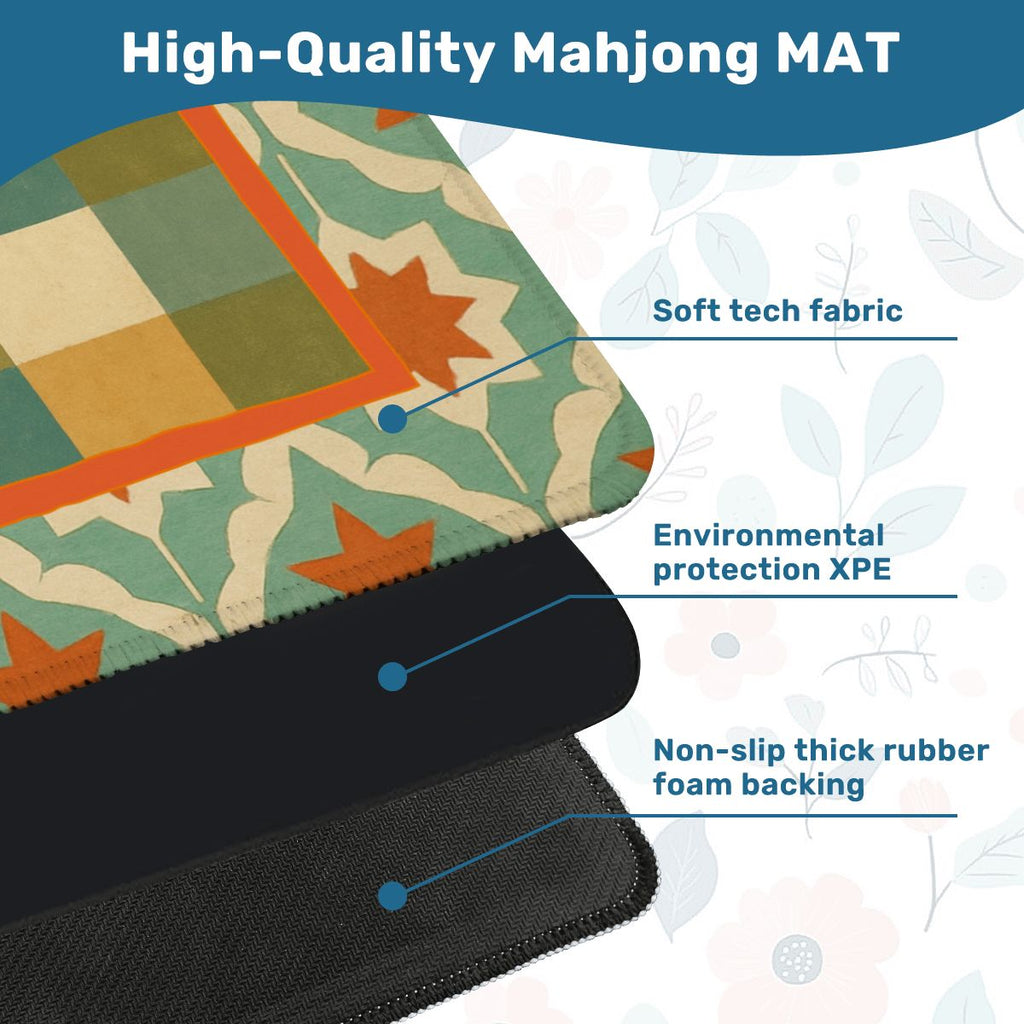 Modcentric Geometric Mahjong Mat