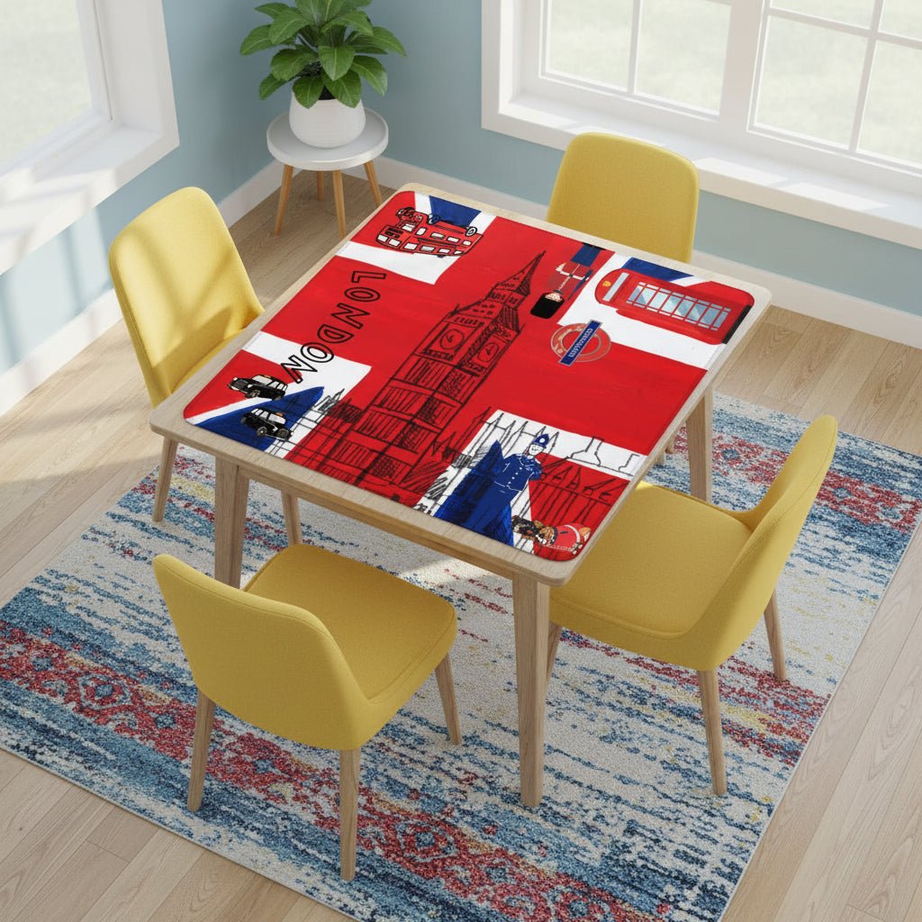 London Calling Station To Station Black Cab Mahjong Mat