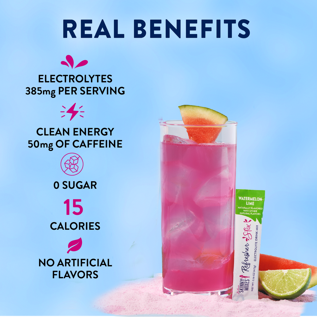 Jordan's Skinny Mixes - Refresher Stix 16 ct - Watermelon Lime