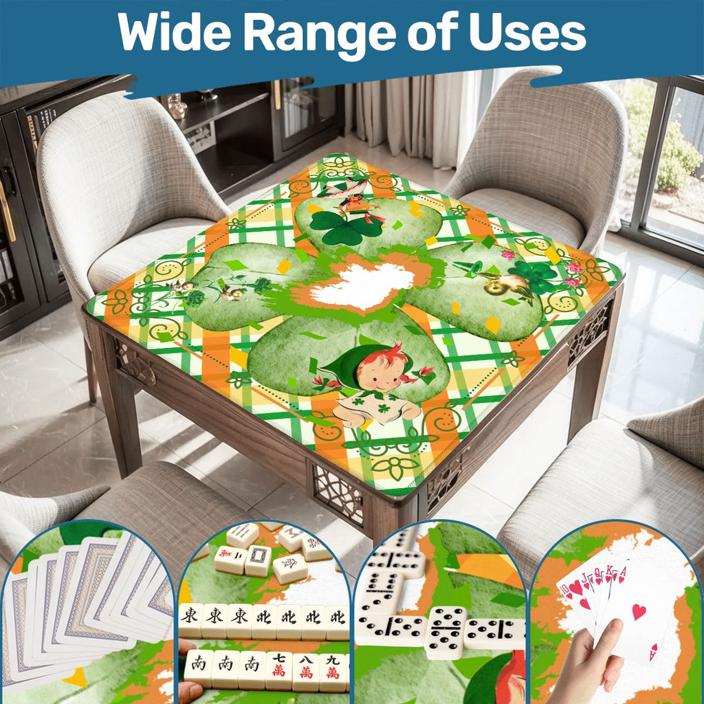 Luck Of The Irish, Vintage Nostalgia Charming Mahjong Mat