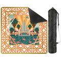 Art Deco Citrus Palm Springs Playfield Mahjong Mat