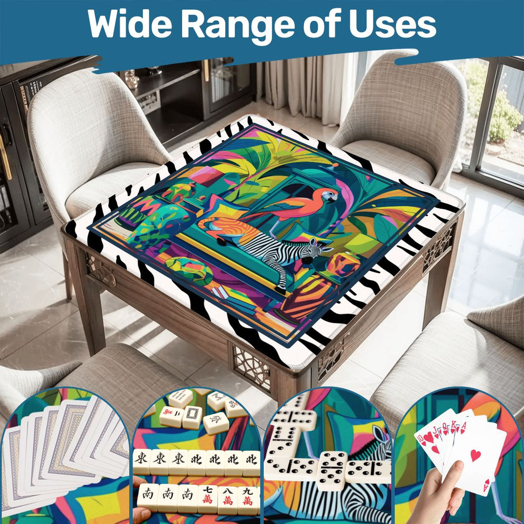 Wild Thang Animal Safari Mahjong Mat
