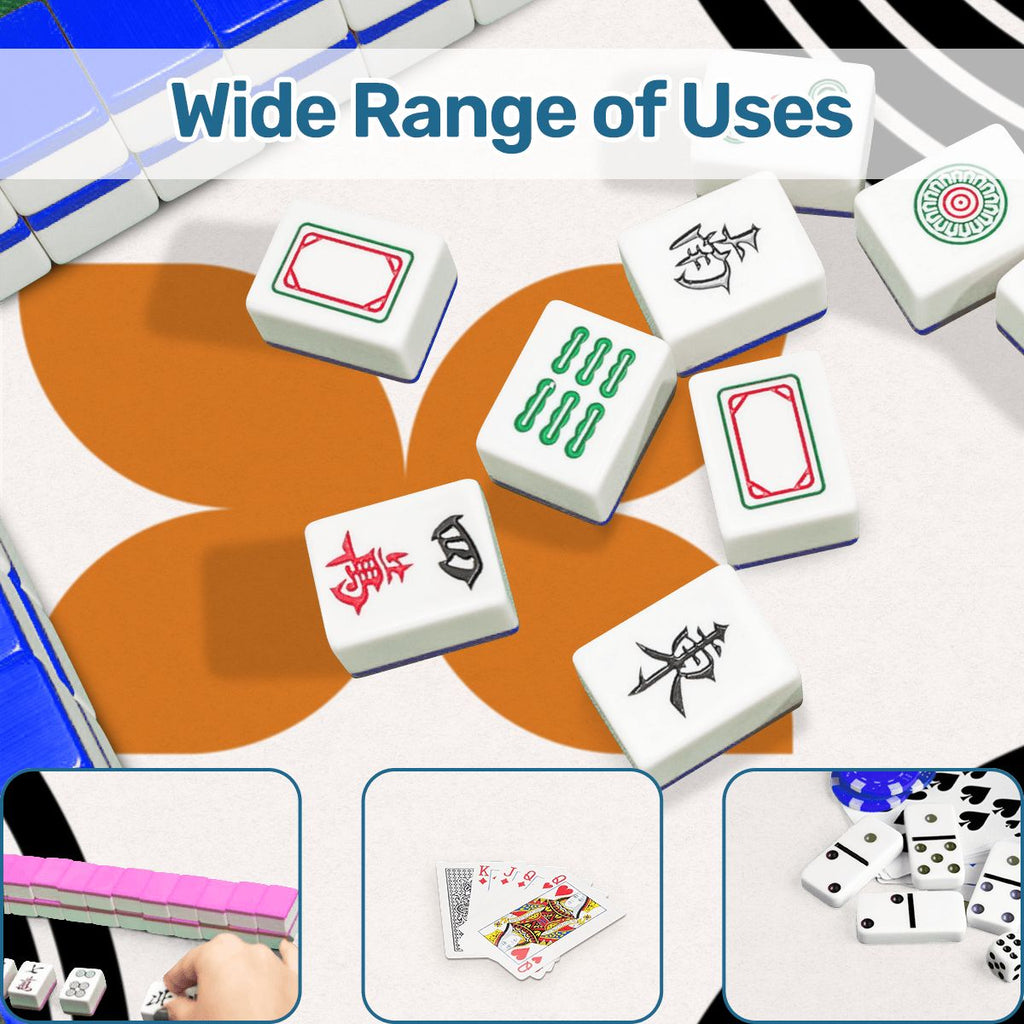 Calm Before Clack Modern Minimalist Geometric Designed Mahjong Mat