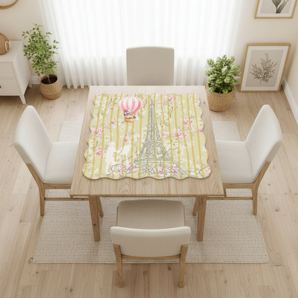 The French Connection Scalloped Mahjong Mat