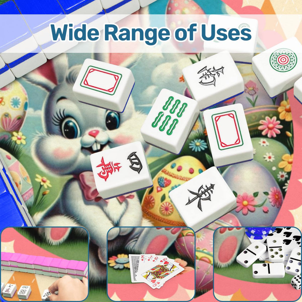 Hippity Hop Spring Bunny Mahjong Mat