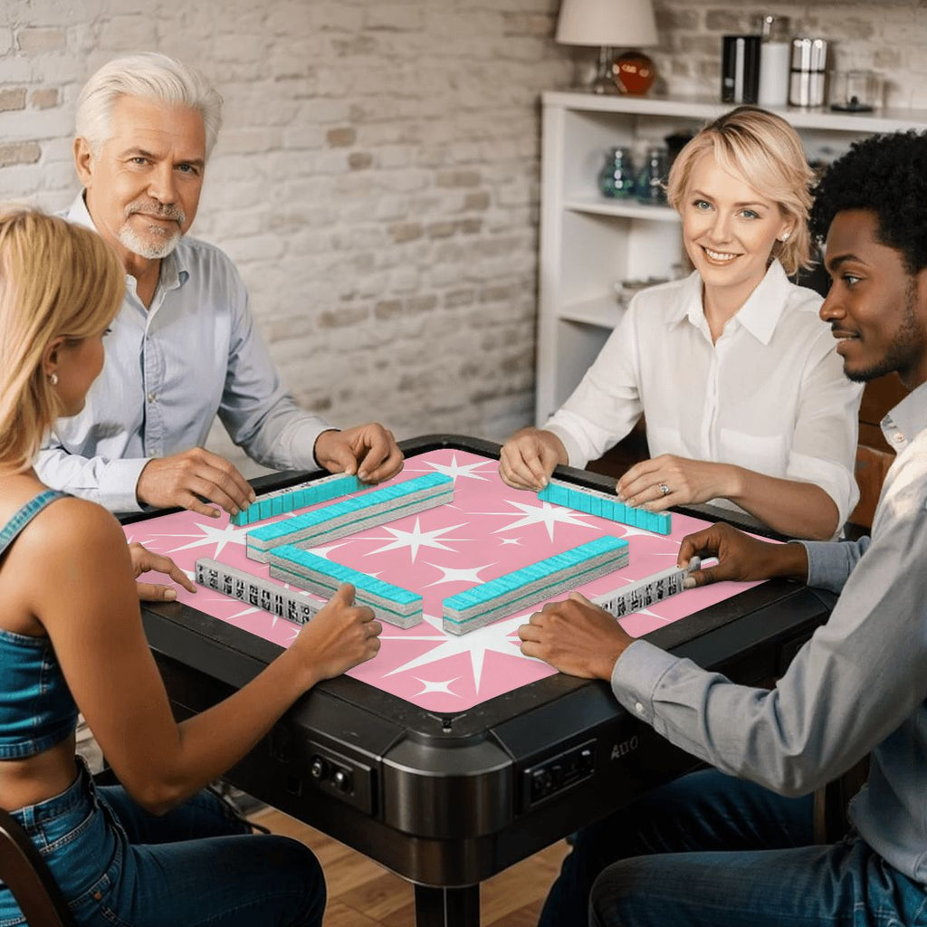 Cosmic Bubblegum Burst Modern Mahjong Mat