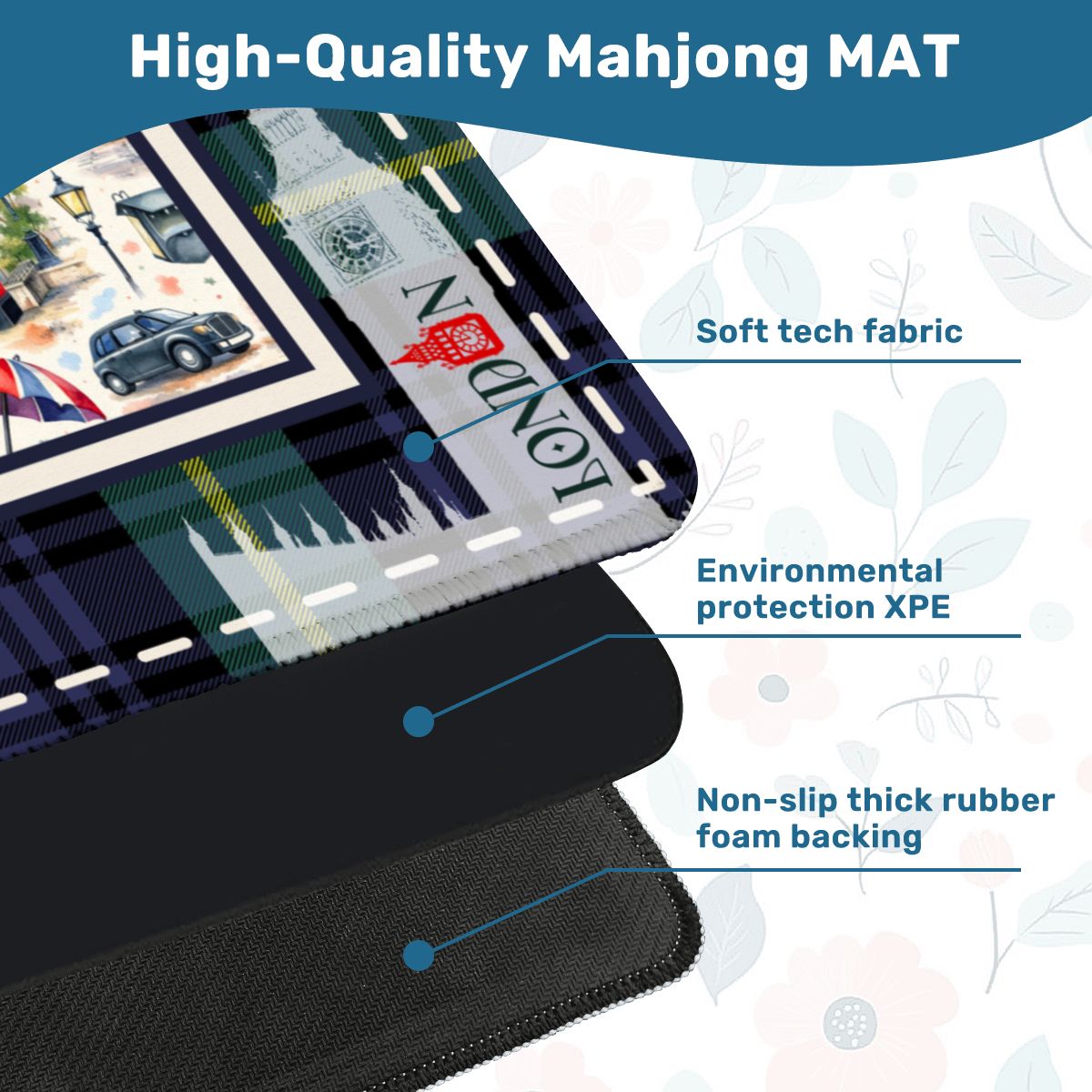 Streets of London Mahjong Mat