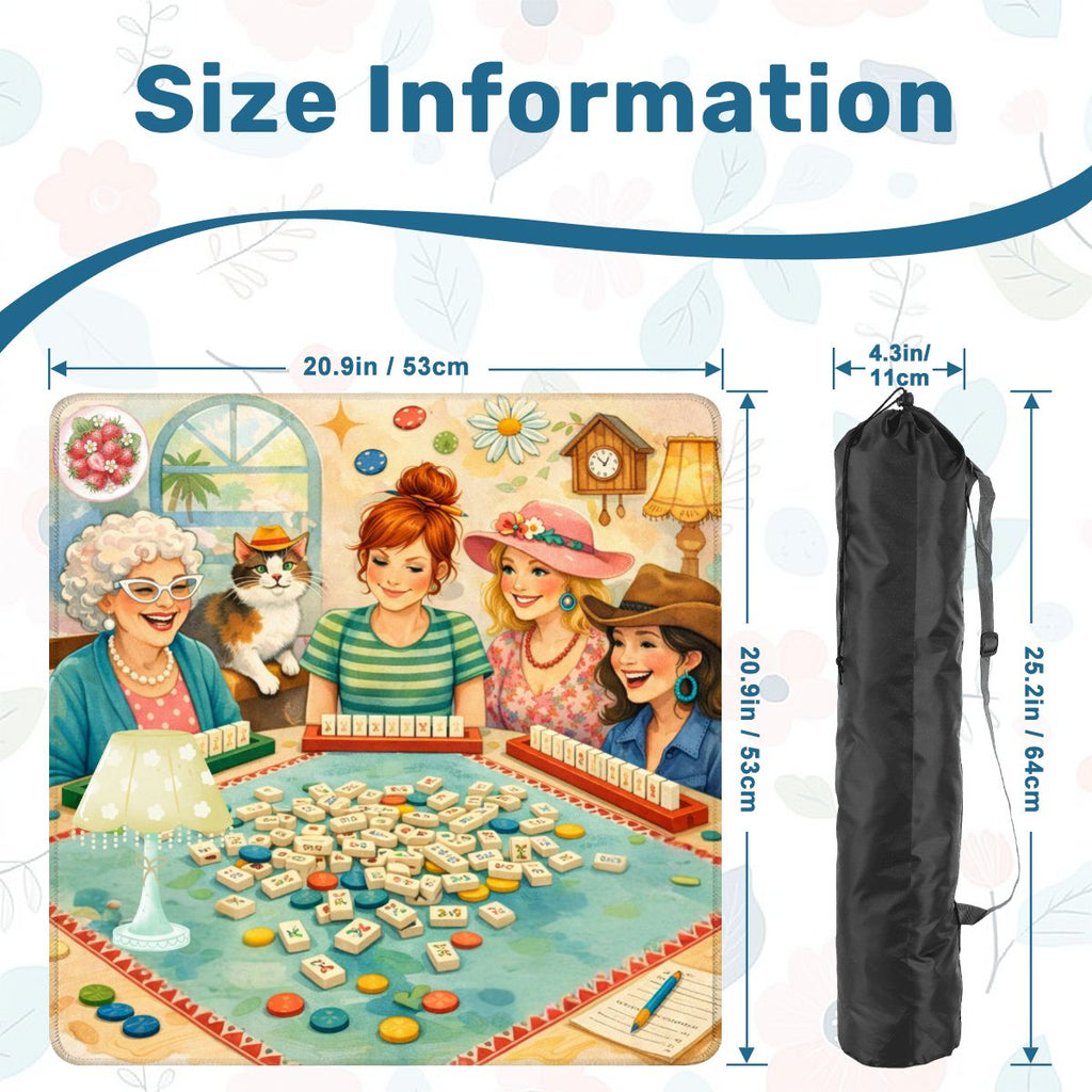 Girls Get Giddy Mini Mahjong Mat
