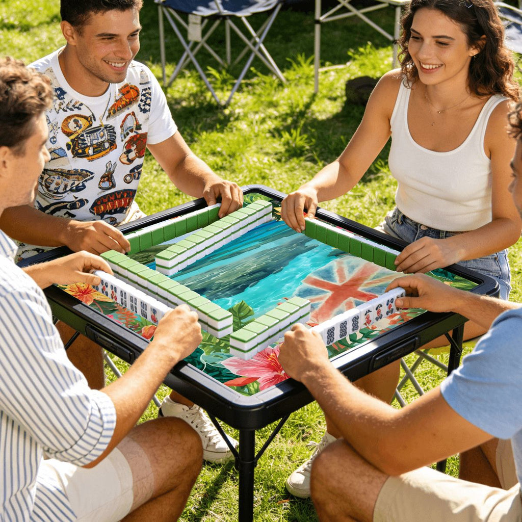 British Virgin Islands BVI Tropical Mini Mahjong Mat