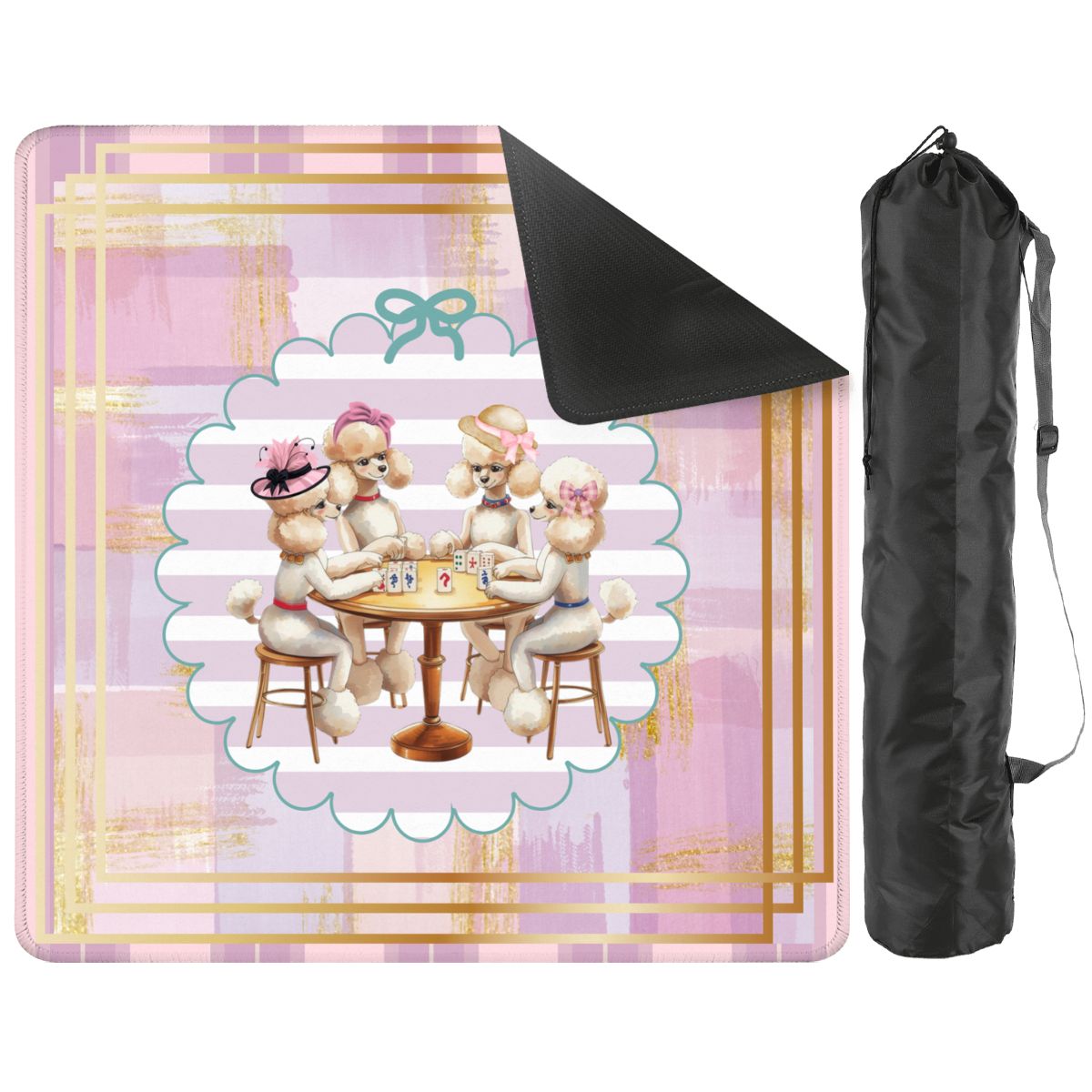 Poodle Play Parlor Mahjong Mat
