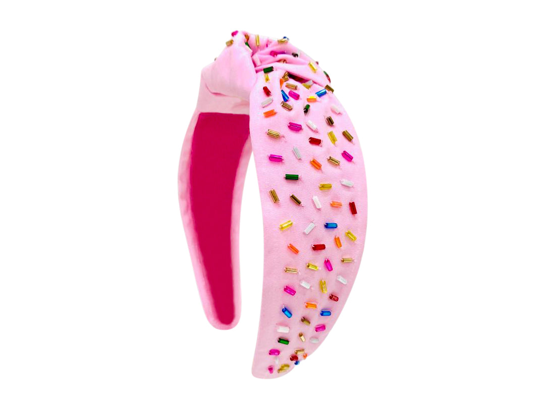 Confetti Headband - Pink