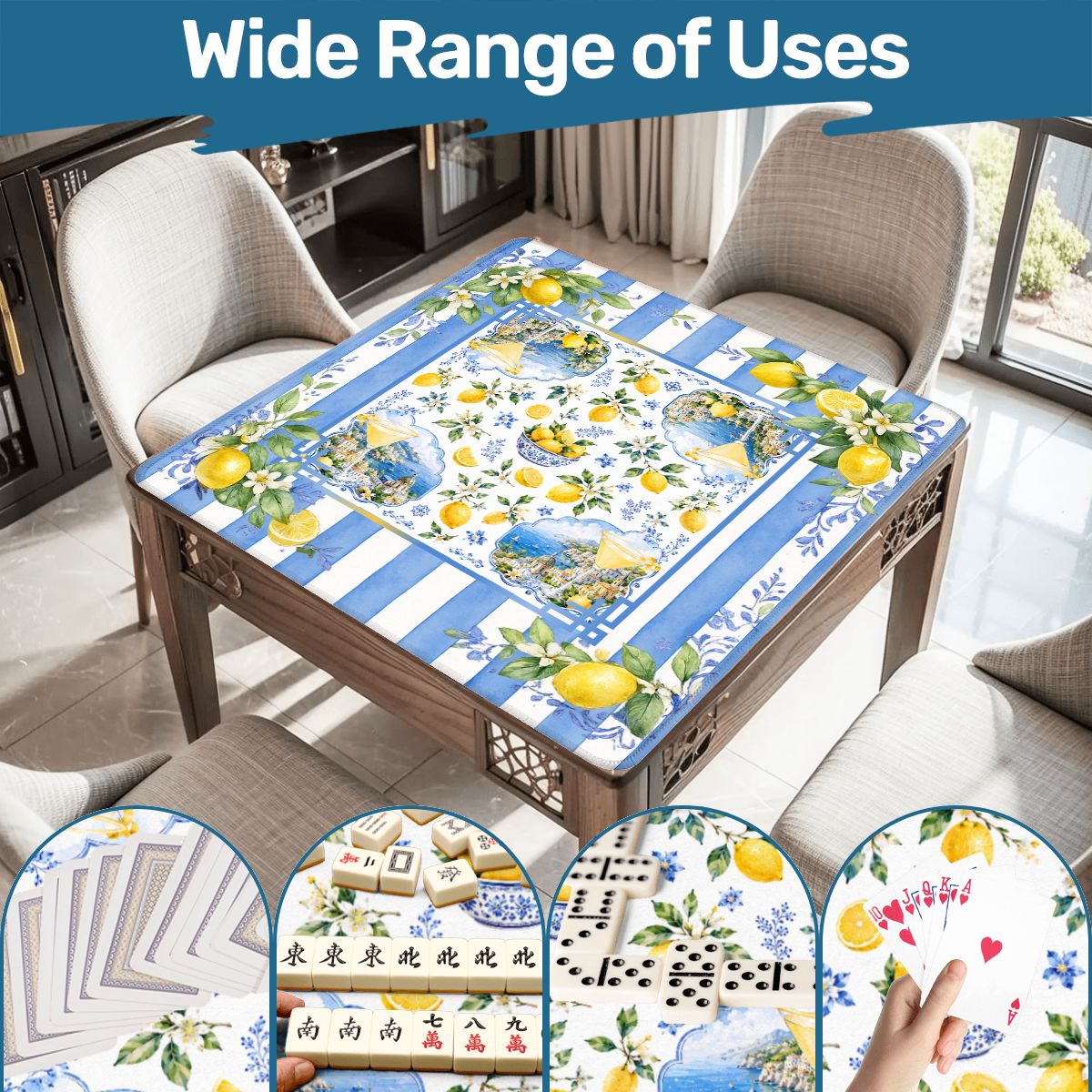 Lemondrops On The Amalfi Mahjong Mat
