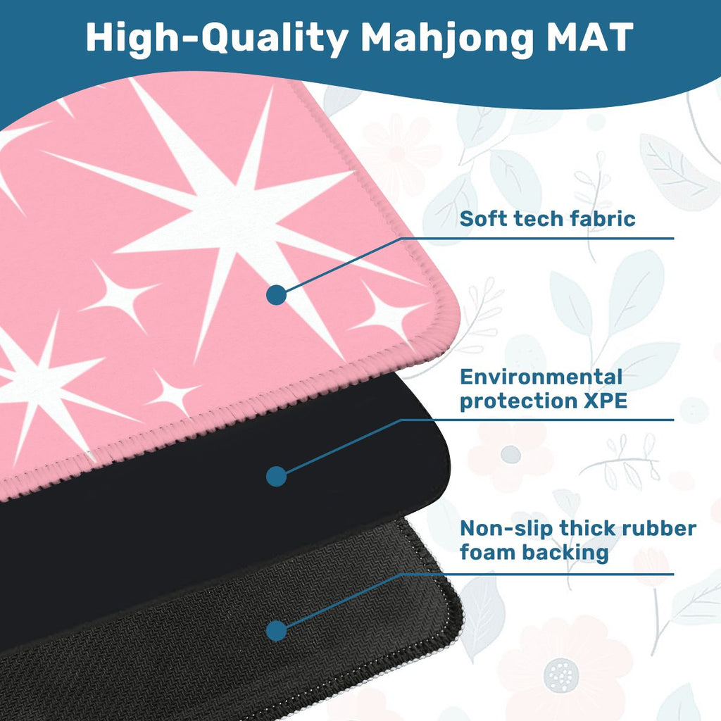 Cosmic Bubblegum Burst Modern Mahjong Mat