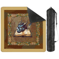 Dragon Of All Tales Faux Needlepoint Mahjong Mat