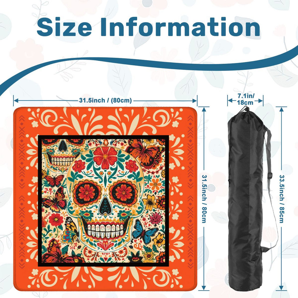 Day Of The Dead Mahjong Mat