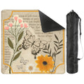 The Vintage Scrapbook Heirloom Butterfly, Floral Garden Mahjong Mat