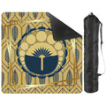 Art Deco Gold Leaf Mahjong Mat