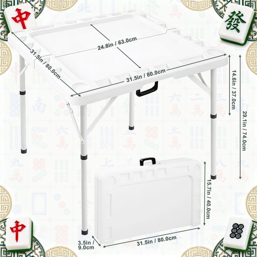 New York City Vibes Mini Mahj Mat And Foldable Mahjong Table
