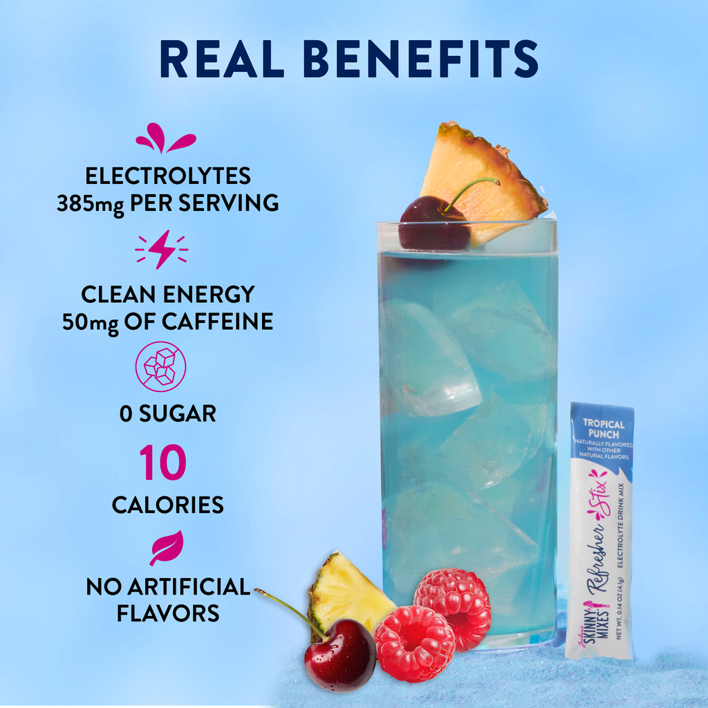 Jordan's Skinny Mixes - Refresher Stix 16 ct - Tropical Punch