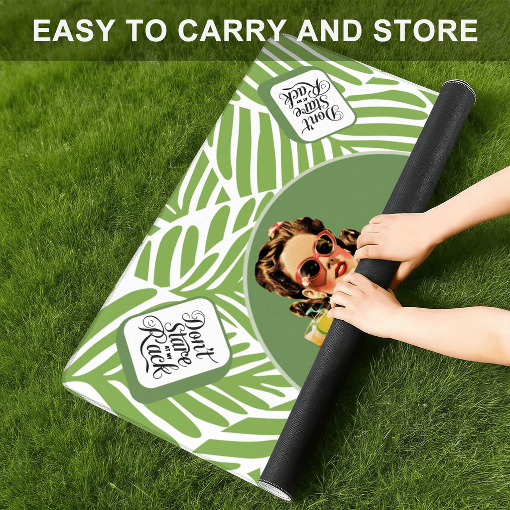 Funny Mahjong, Don't Stare At My Rack, Mini Travel  Mahjong Mat