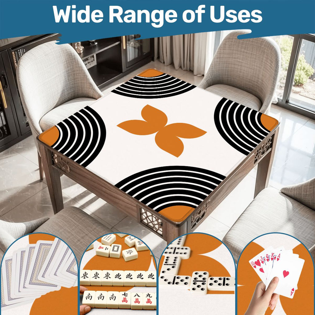 Calm Before Clack Modern Minimalist Geometric Designed Mahjong Mat