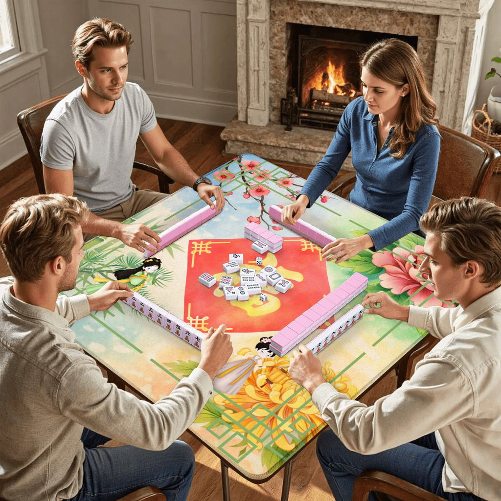 FOUR SEASONS OF FORTUNE Mahjong Mat