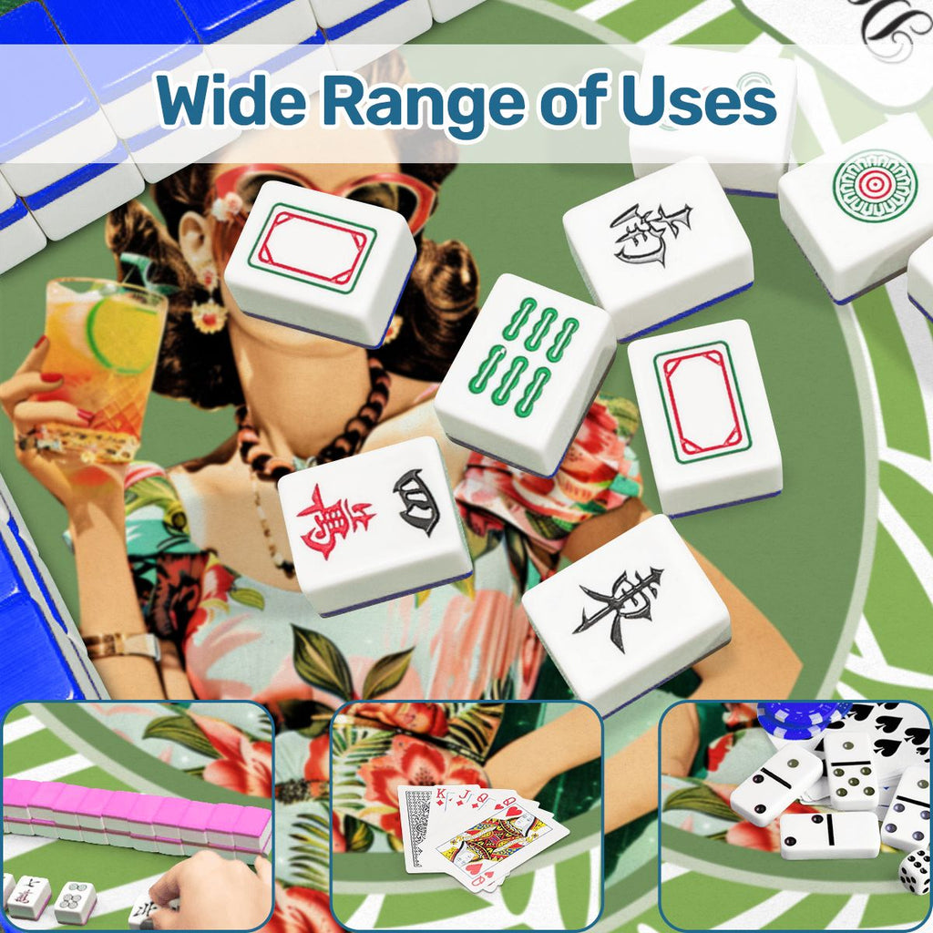 Funny Mahjong, Don't Stare At My Rack, Mini Travel  Mahjong Mat