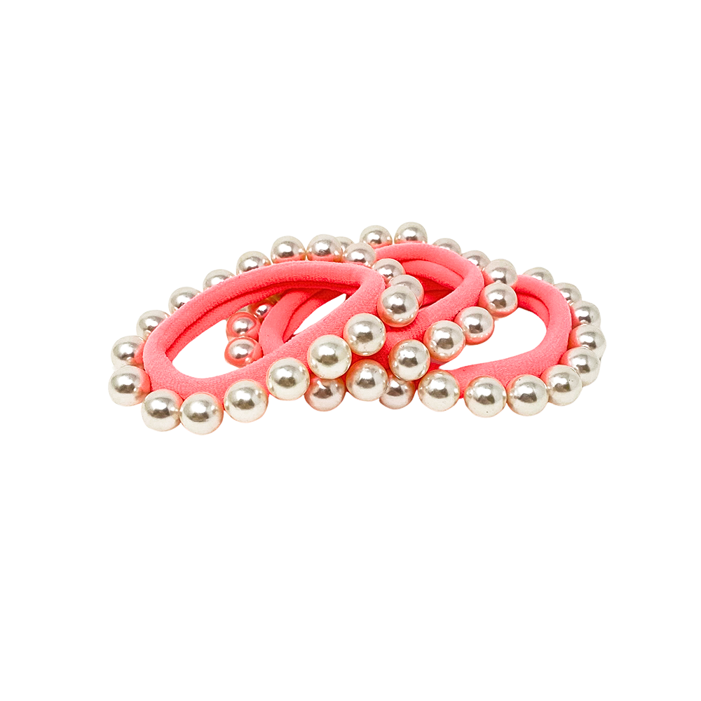 Neon Pearl Hair Tie