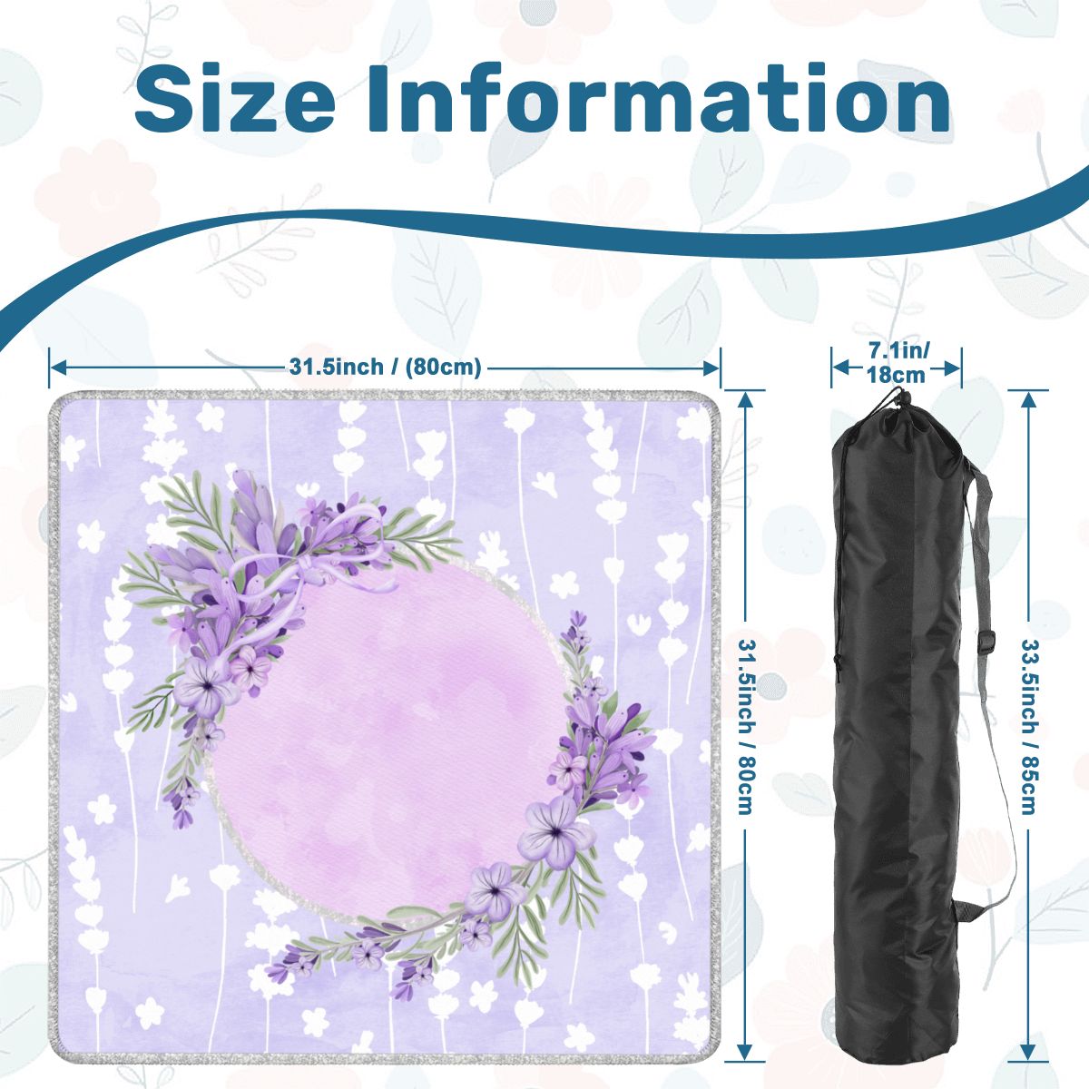 Lovely Lilac, Pale Pastel Purple Mahjong Mat