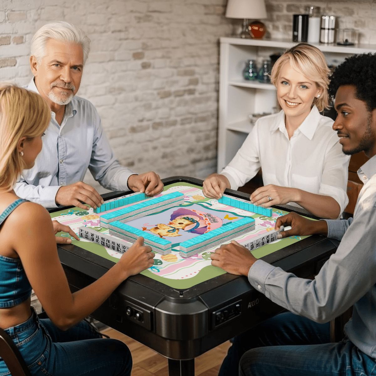 Chic & Giggles Springtime Bliss Mahjong Mat