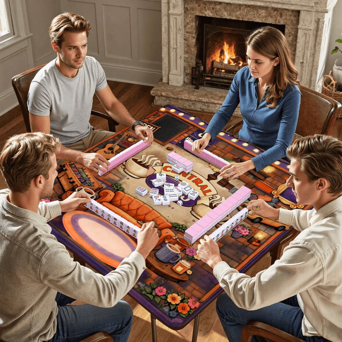 Mahj at the Perk Mahjong Mat