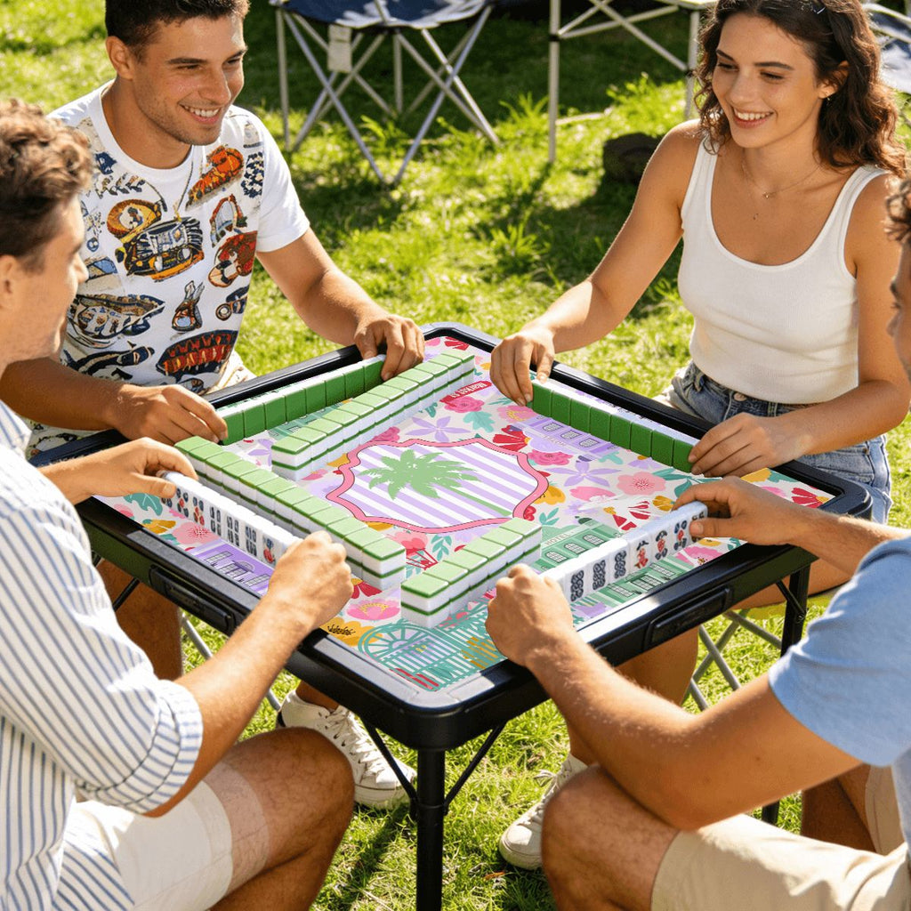 Charleston South Carolina Preppy Pastel Mini Mahjong Mat