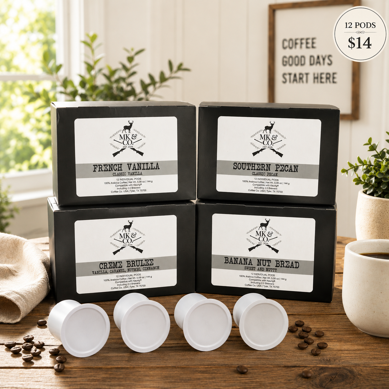 MK & Co. K cups
