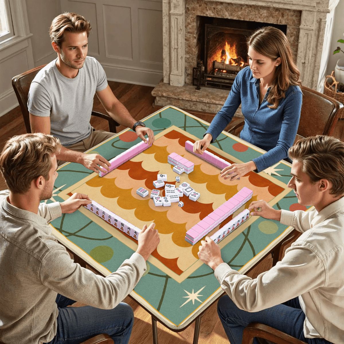 Modcentric Atom Mahjong Mat