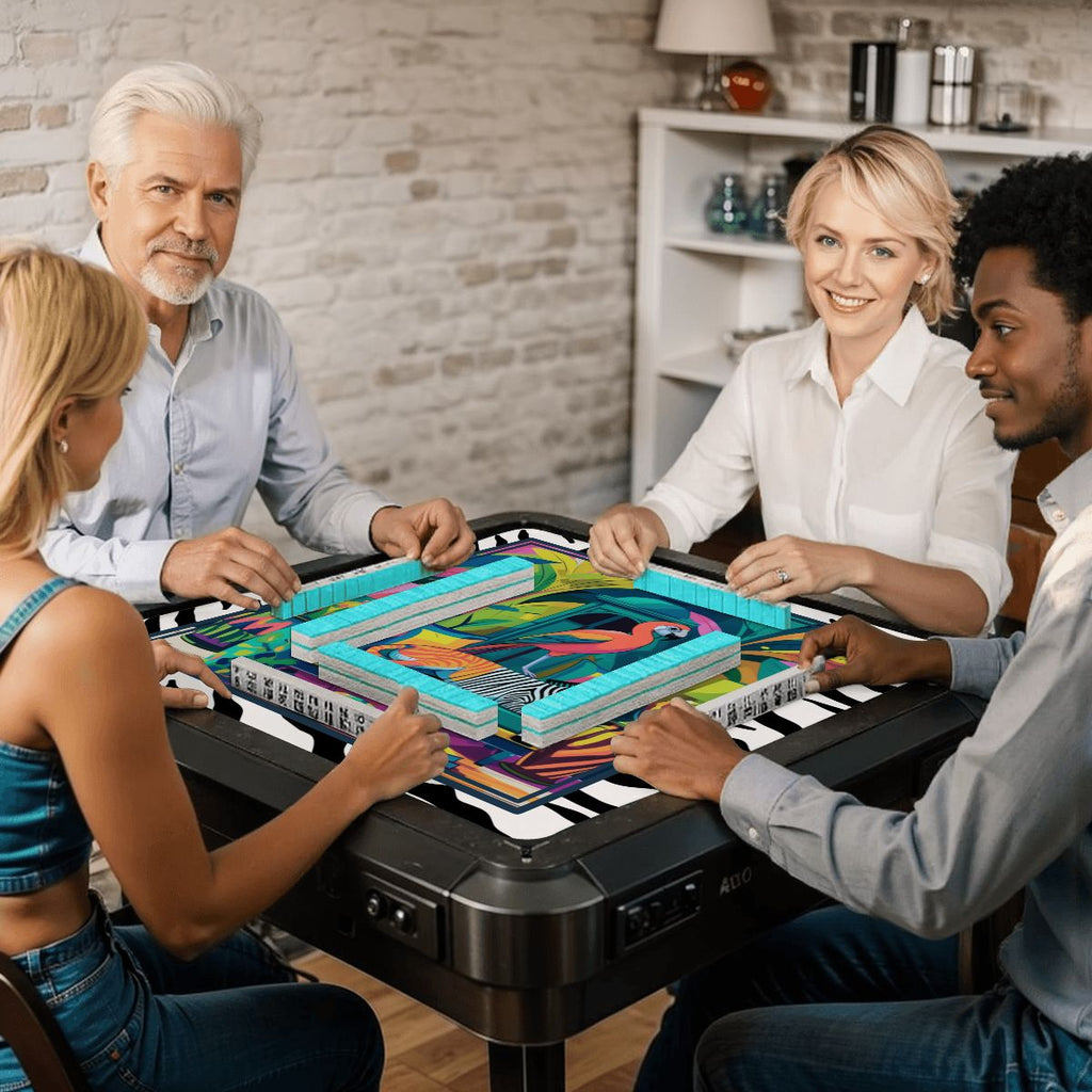 Wild Thang Animal Safari Mahjong Mat