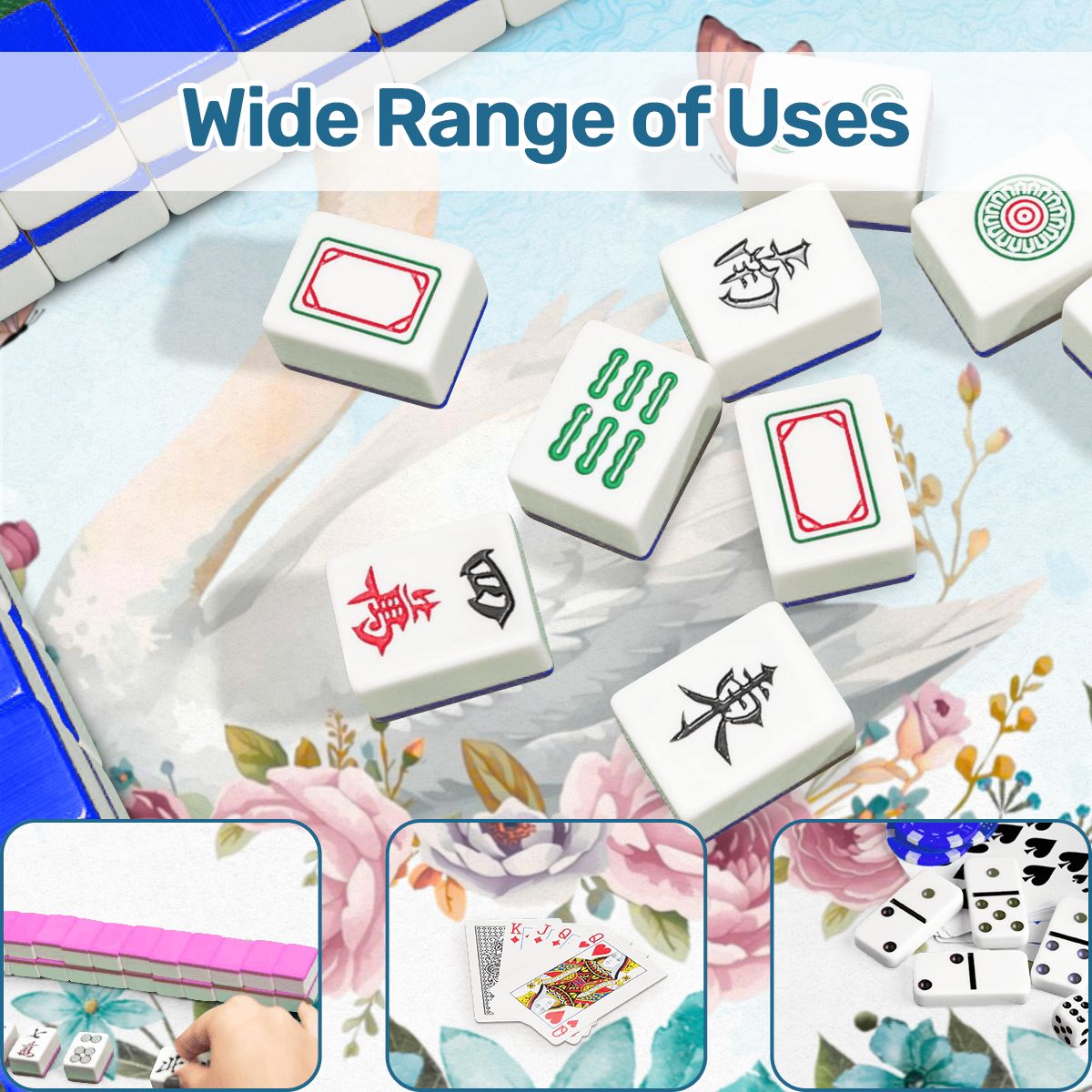 Sally Swan At Bay Mahjong Mat