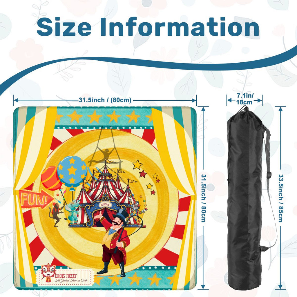 Send in the Clowns Circus Themed Mahjong Mat