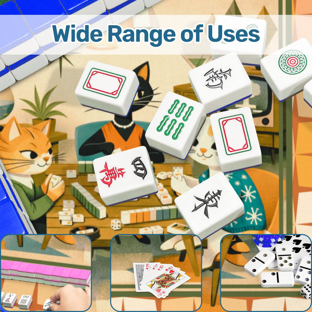 Modcentric Nostalgic Kitty Cats Modern Mahjong Mat