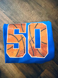 Basketball # Chenille Sweatshirt
