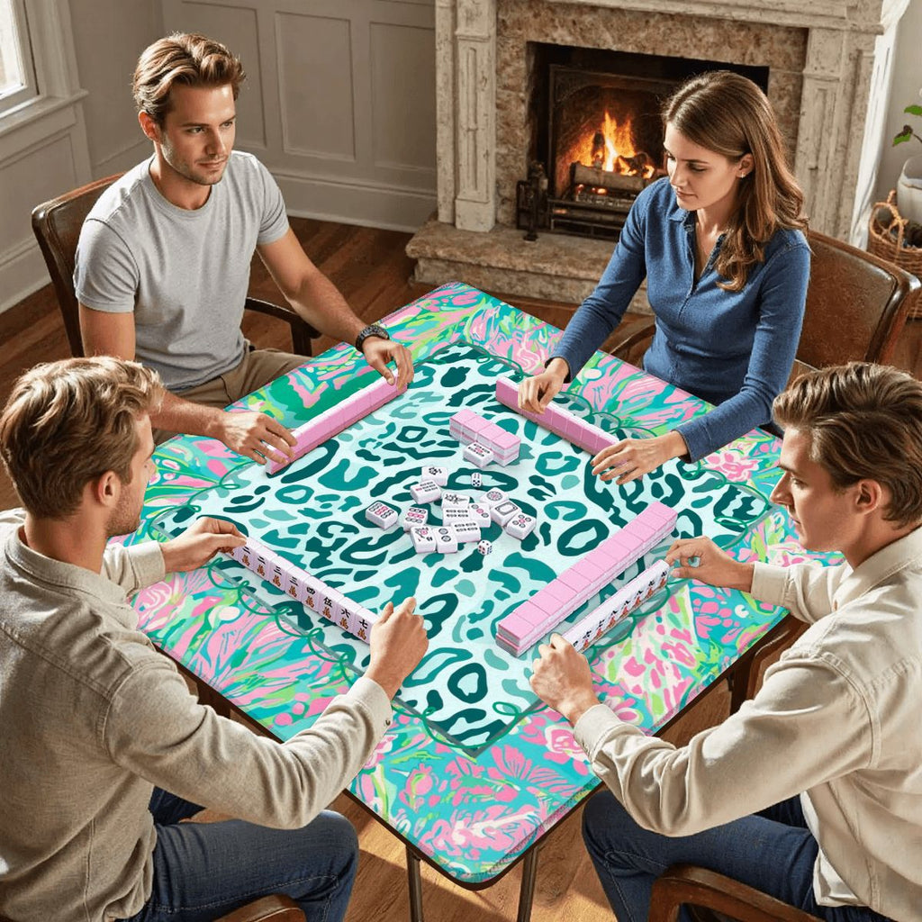 Preppy Pastel Cotton Candy Wild Thing Mahjong Mat