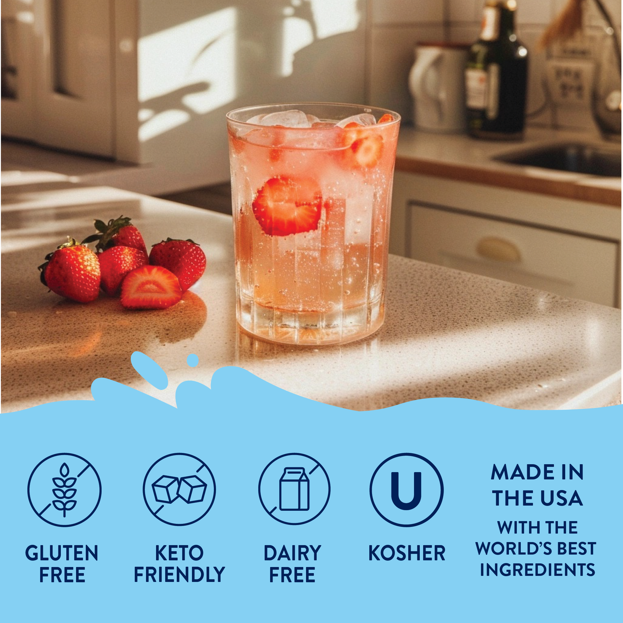 Jordan's Skinny Mixes - Sugar Free Strawberry Syrup