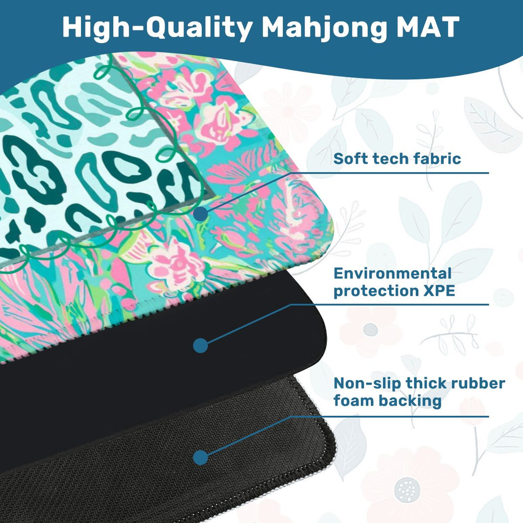 Preppy Pastel Cotton Candy Wild Thing Mahjong Mat