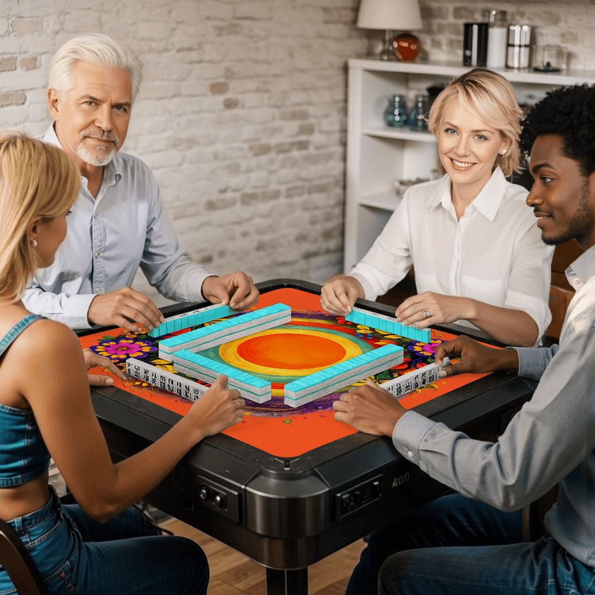 Viva Fiesta Bloomware Mahjong Mat