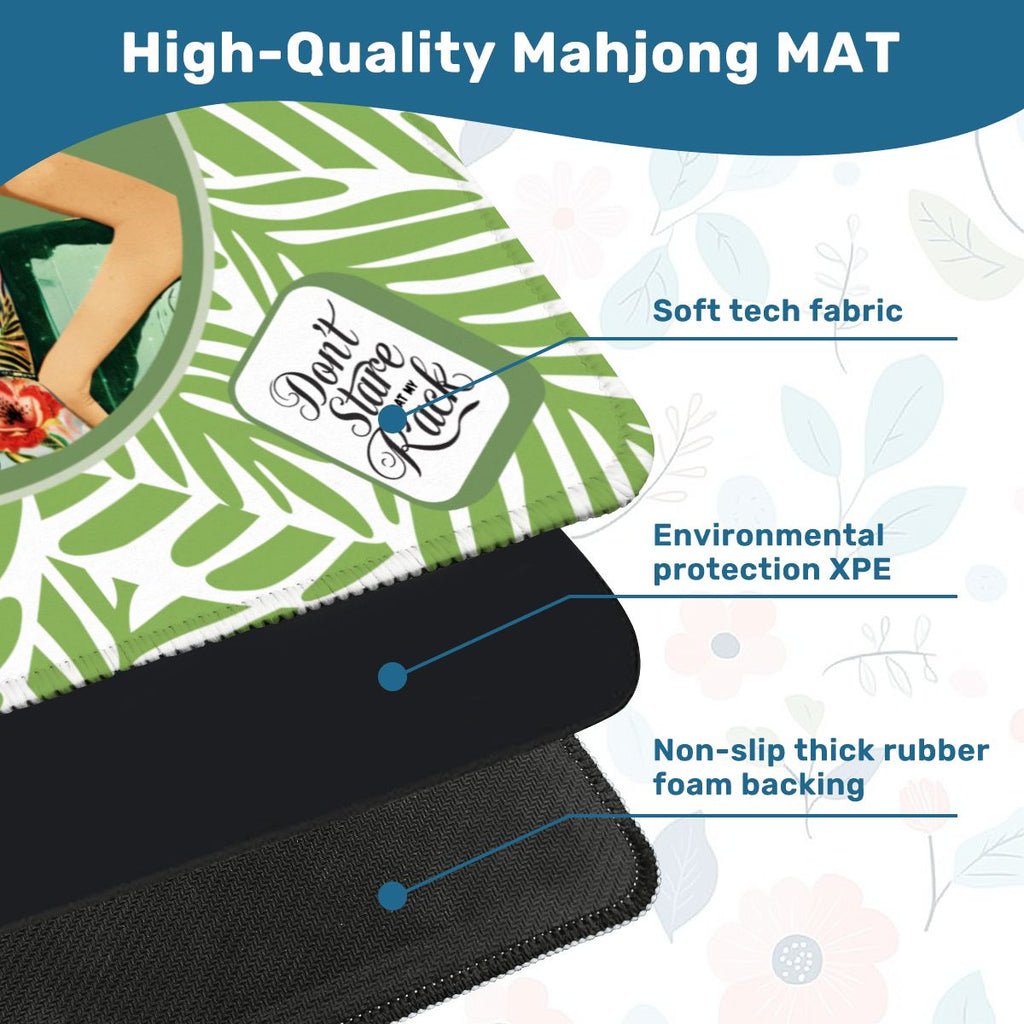 Funny Mahjong, Don't Stare At My Rack, Mini Travel  Mahjong Mat