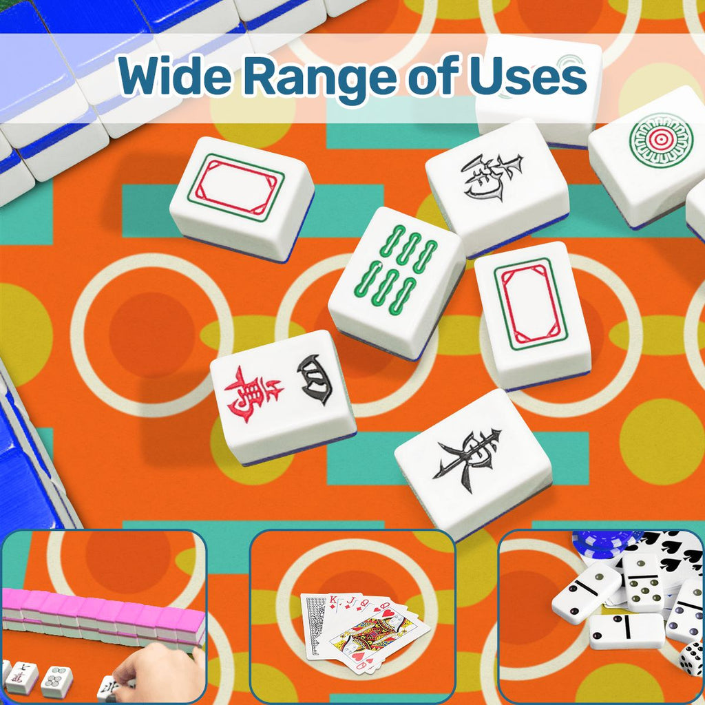 Palm Springs Orange Mahjong Mat