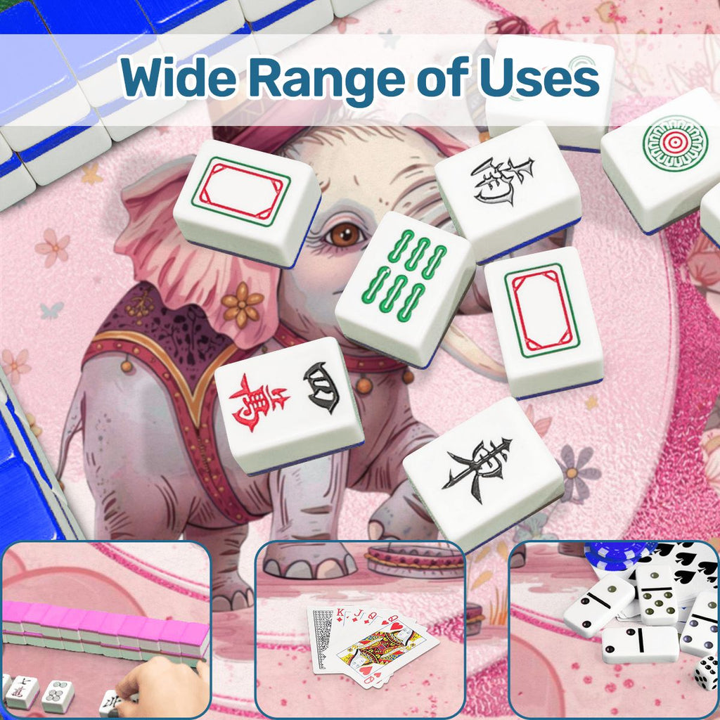 Tilley Tusk Magical Asian Garden Elephant Mahjong Mat