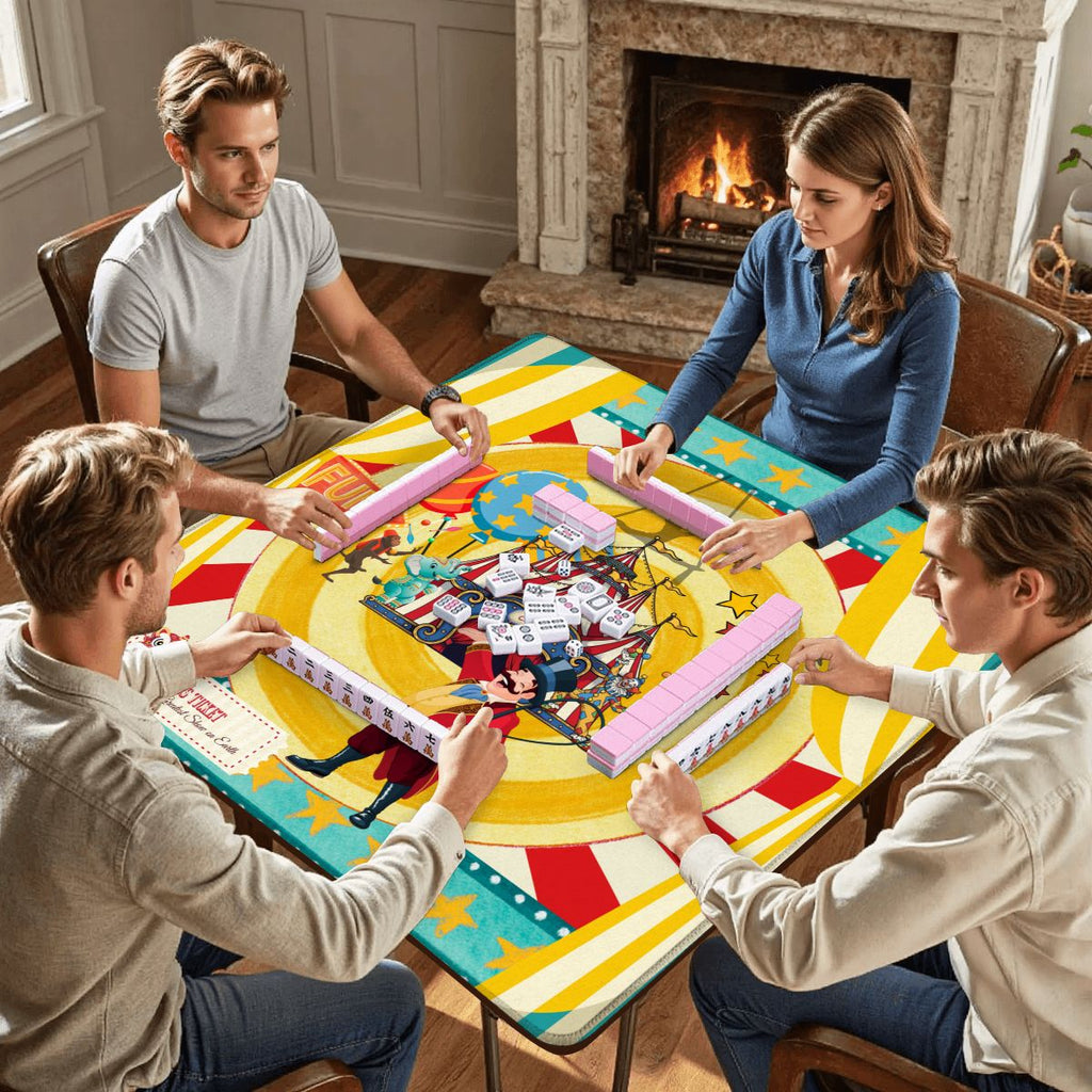 Send in the Clowns Circus Themed Mahjong Mat