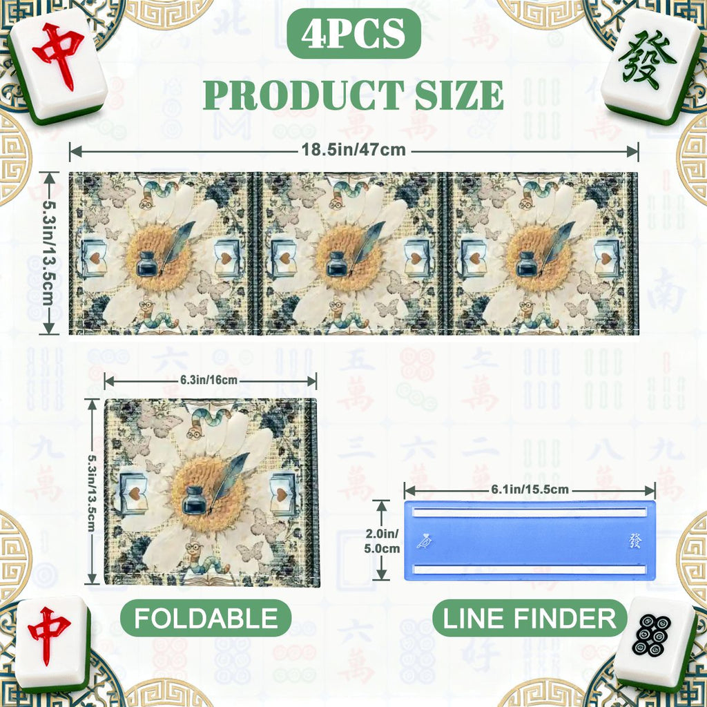 Once Upon A Mahjong Ink And Ivy 4 Mahjong Card Holder with Line Finder