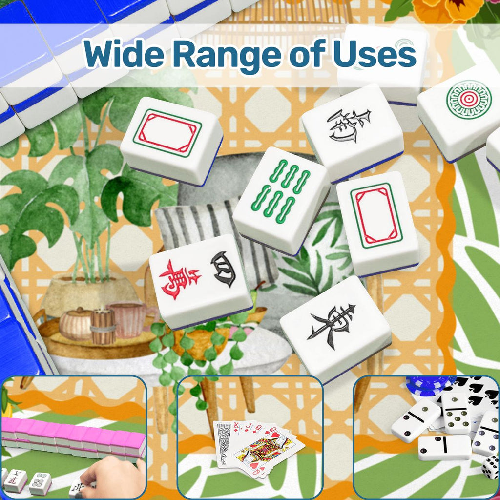Houseplants And Critters Mahjong Mat