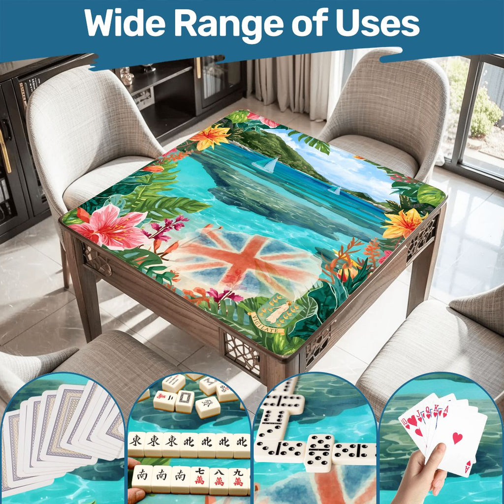 BVI British Virgin Islands Tropical Mahjong Mat